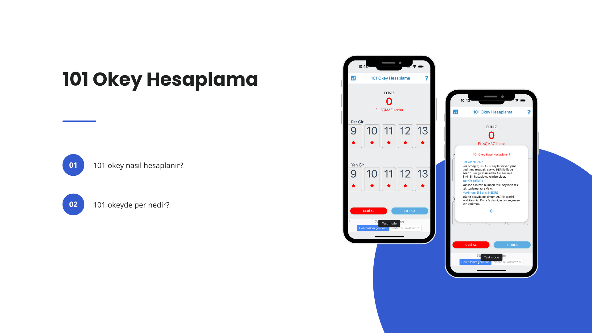 101 Okey Hesaplama 1